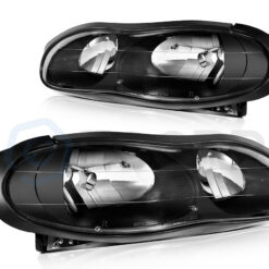 1998-2002 Camaro "Whistler" Style Black Headlights