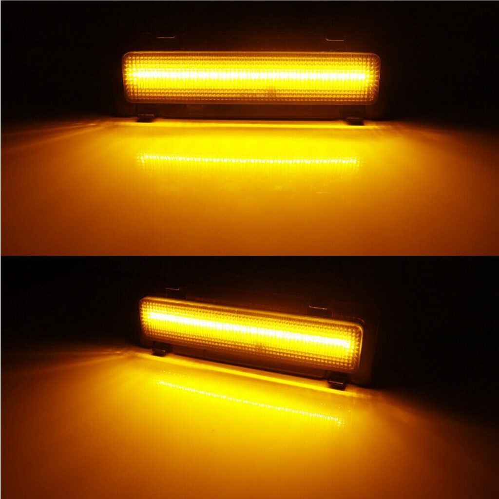 Smoked LED Side Marker Lights For 1982-1992 Chevy Camaro & Pontiac Firebird - DOT/SAE Certified Pair