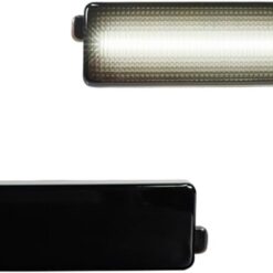 1993-2002 Camaro "Smoked White LED" (Smoked Lense and Chrome Housing with White LED Strip) Side Markers (PAIRS)