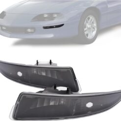 1993-2002 Camaro "Whistler and 1LE Style" (Clear Lense and Black Housing) Turn Signals (PAIR)