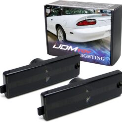 1993-2002 Camaro "Smoked" (Smoked Lense and Housing) Side Markers (PAIR)