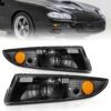 1993-2002 Camaro "Whistler and 1LE" Euro Style (Clear Lense, Black Housing and AMBER Reflector) Turn Signals (PAIR)
