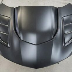 2016-2024 Camaro "IROC-ZL1" IROC-Z ZL1 Style Hood with Louvers (FIBERGLASS)