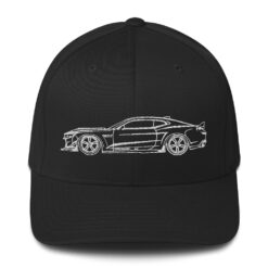 IROC Motorsports “Looking Back” IROC-Z Structured Twill Cap BLACK