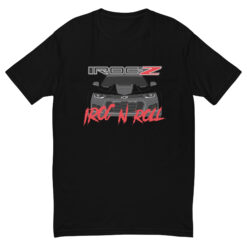 IROC-Z "IROC N ROLL" Short Sleeve T-shirt (BLACK, WHITE, RED or BLUE)
