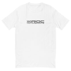 IROC Motorsports “Shop Shirt” Logo T-Shirt- WHITE