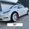 Tesla (Model S,3,X,Y) AEROC- Custom "Aero-Deco" Decals and Aero Wheel Covers 20"