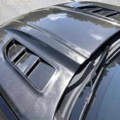 Alternative view of 2016-2024 Camaro "IROC-Z" IROC-Z COPO Style Hood with Louvers (CARBON FIBER)