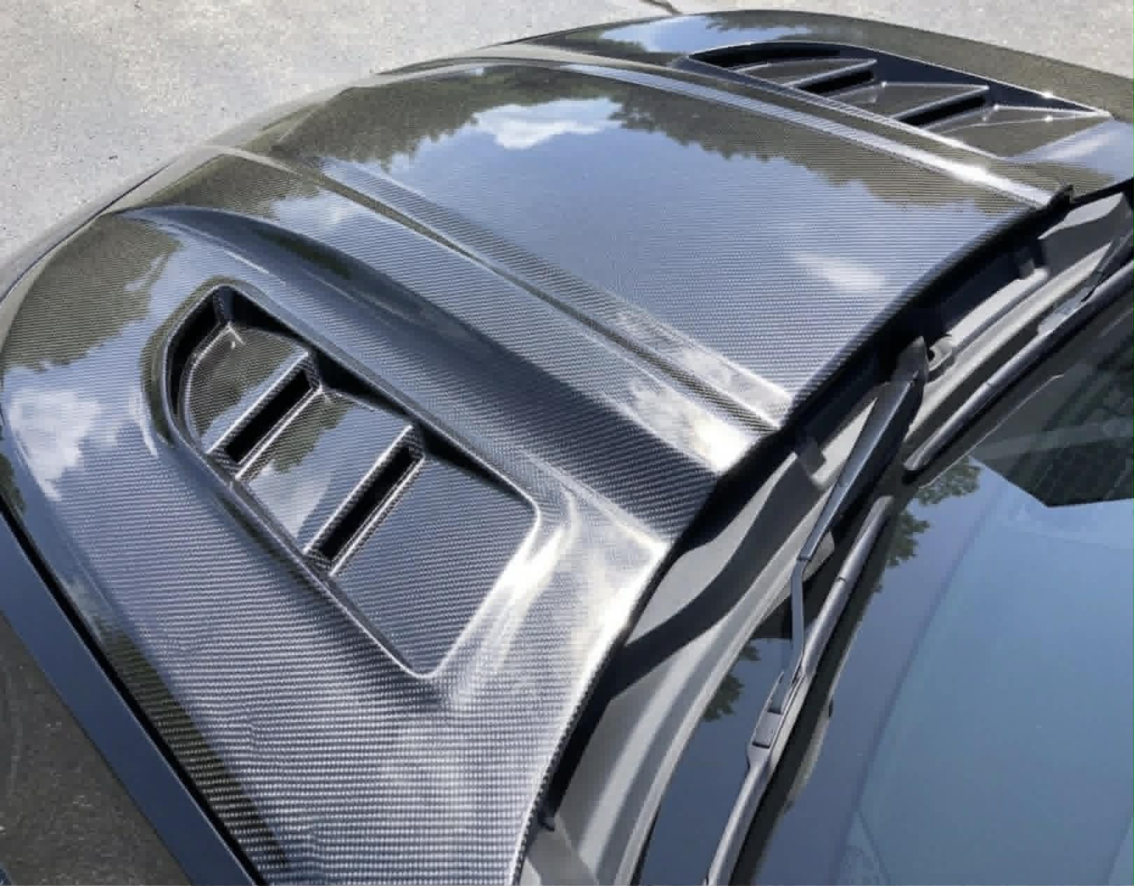 2016-2024 Camaro "IROC-Z" IROC-Z COPO Style Hood with Louvers (CARBON FIBER) - Image 2