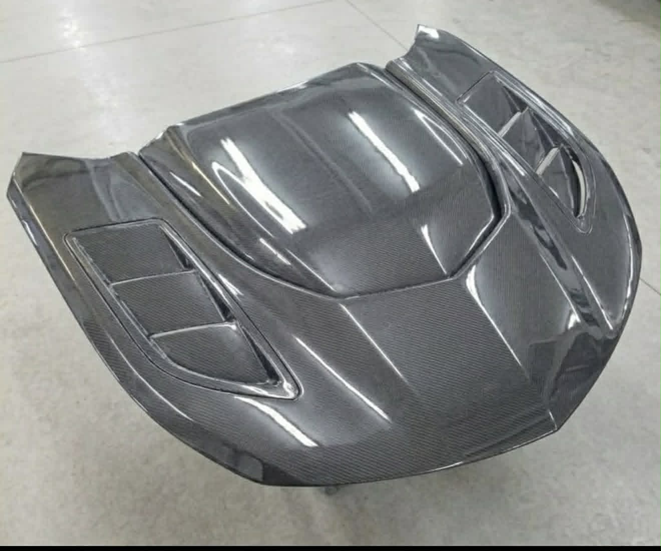 2016-2024 Camaro "IROC-ZL1" IROC-Z ZL1 Style Hood with Louvers (CARBON FIBER)