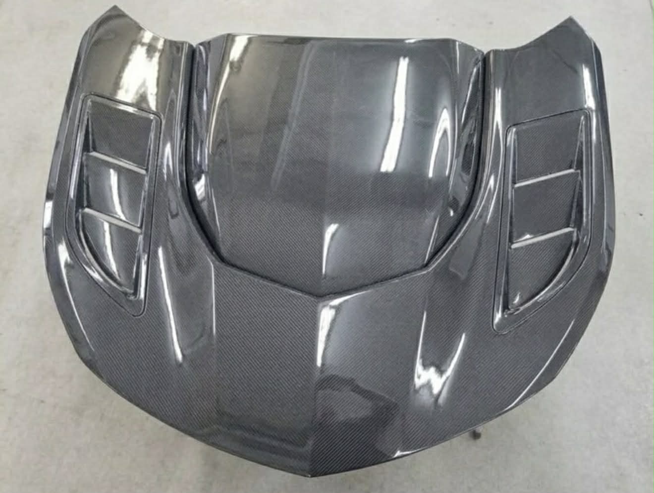 2016-2024 Camaro "IROC-ZL1" IROC-Z ZL1 Style Hood with Louvers (CARBON FIBER) - Image 2