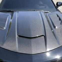 2016-2024 Camaro "IROC-Z" IROC-Z COPO Style Hood with Louvers (CARBON FIBER)