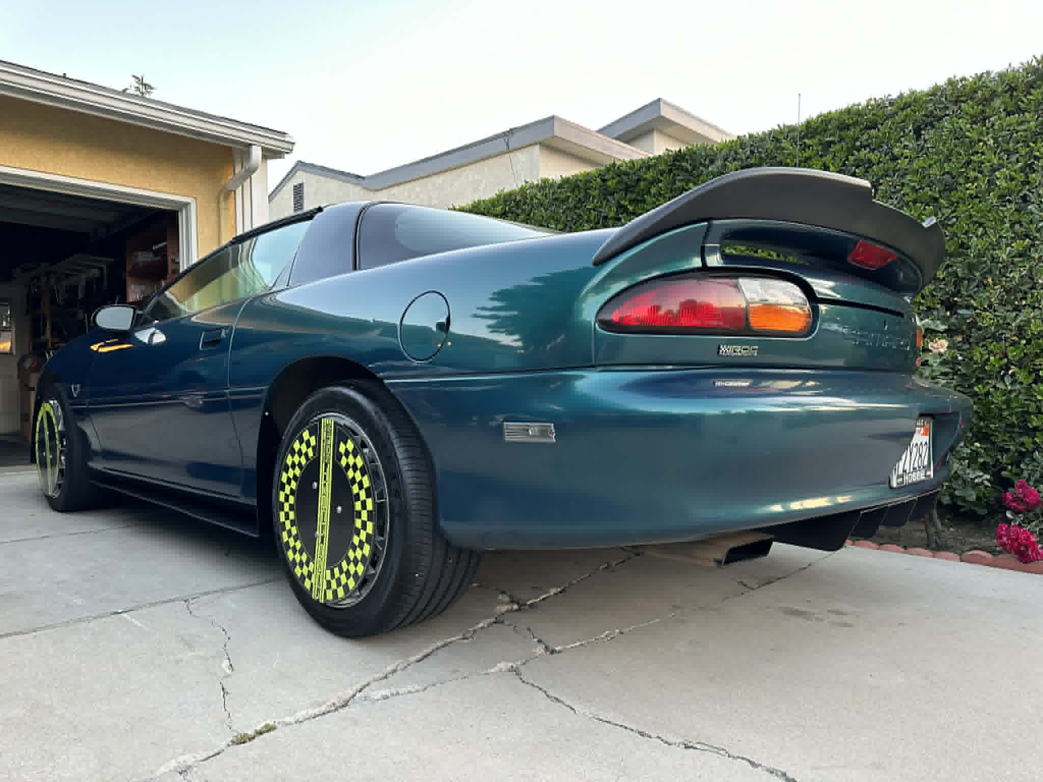 1993-2002 Camaro IROC Aero "Side Splitters" with built in "Canards" (ABS) - Image 13