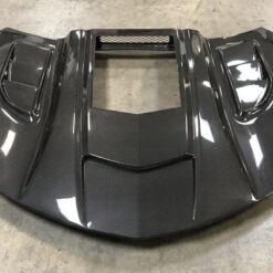 2016-2024 Camaro "IROC-Z" COPO Style Hood with Louvers and Window (CARBON FIBER)