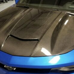 Alternative view of 2016-2024 Camaro "IROC-Z" IROC-Z COPO Style Hood (CARBON FIBER)