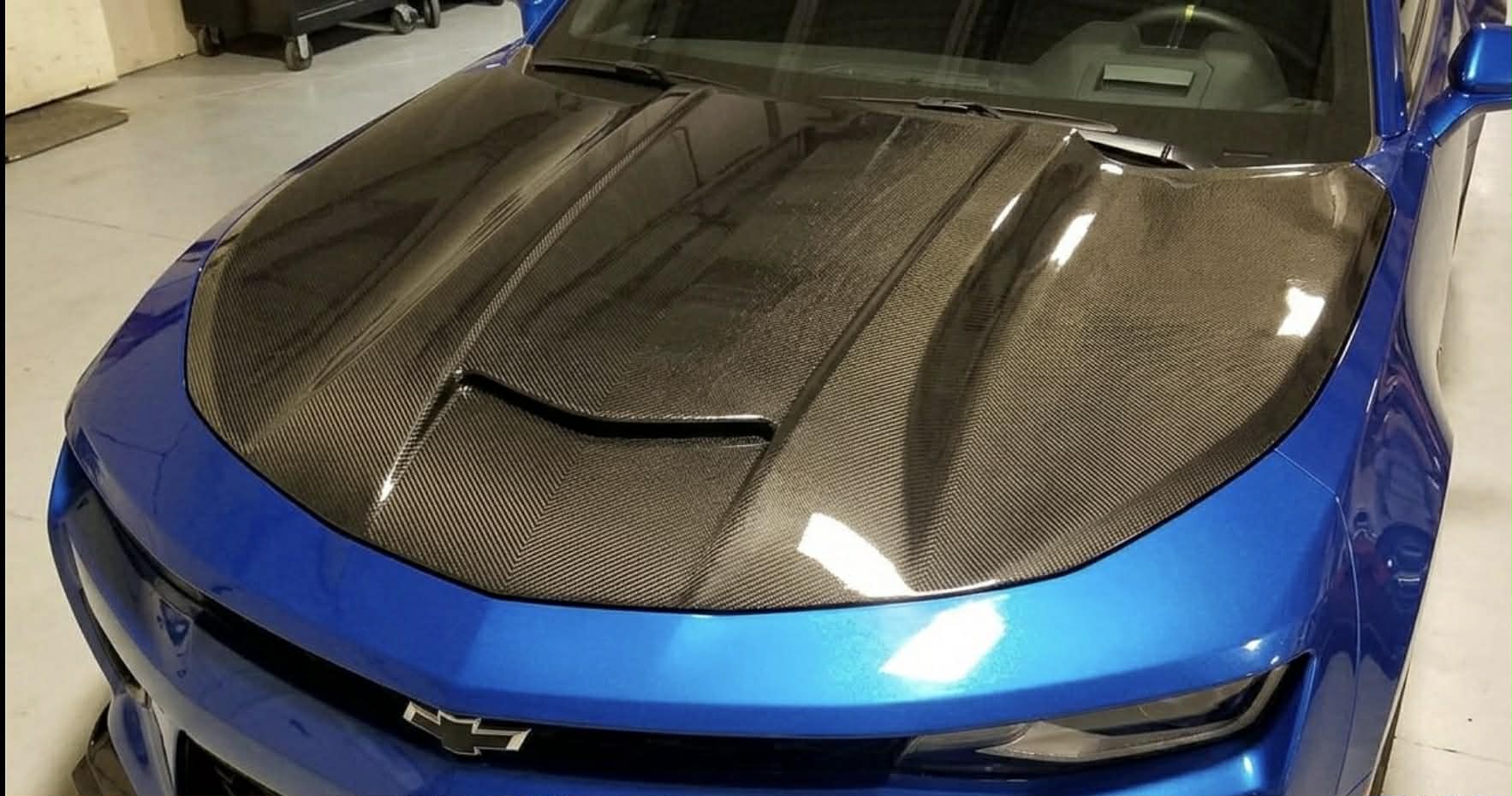 2016-2024 Camaro "IROC-Z" IROC-Z COPO Style Hood (CARBON FIBER) - Image 2