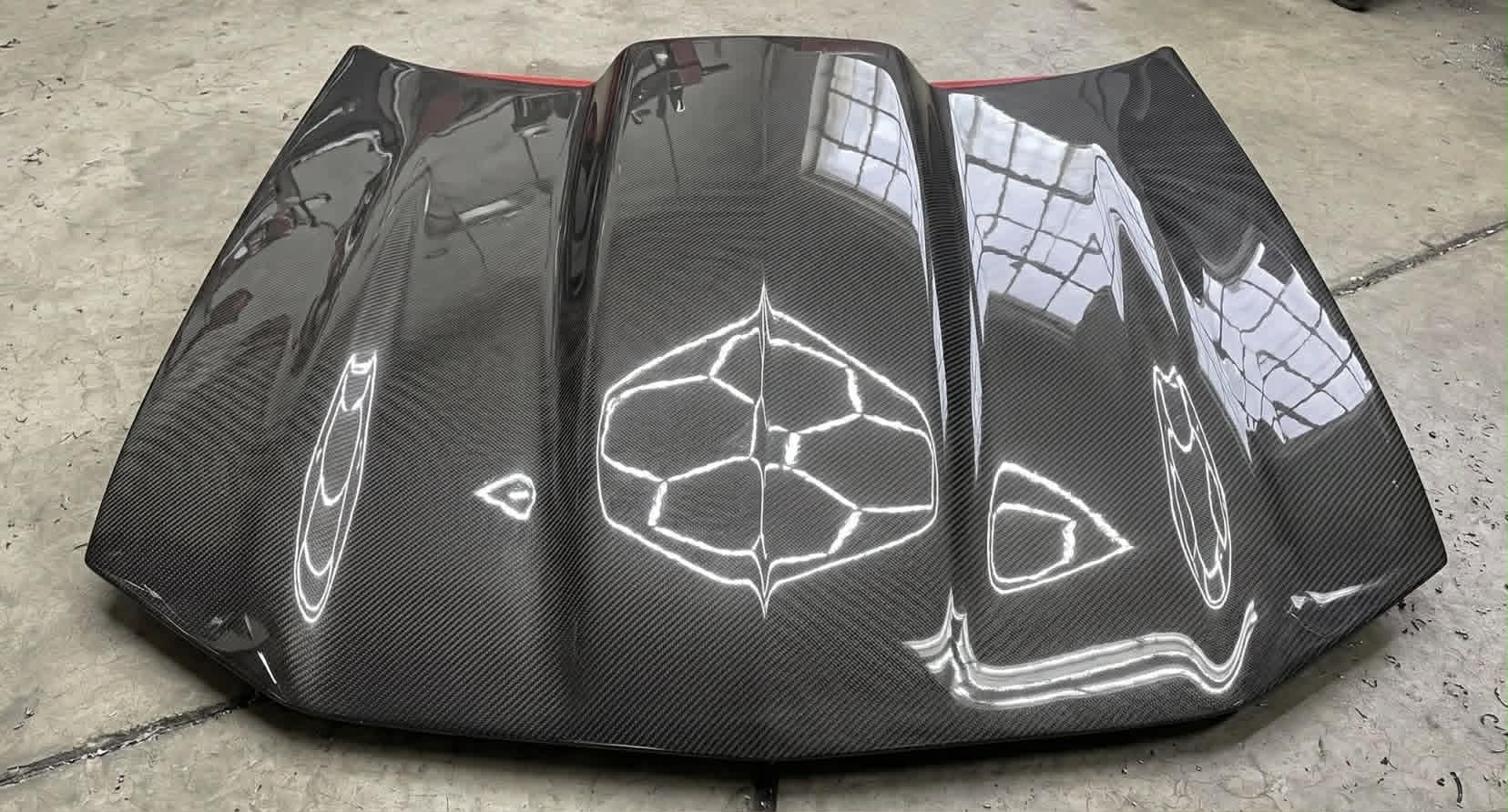 1998-2002 IROC-Z Sunoco Style Heat Venting Cowl Hood for Camaro Z28 and SS Models (CARBON FIBER)