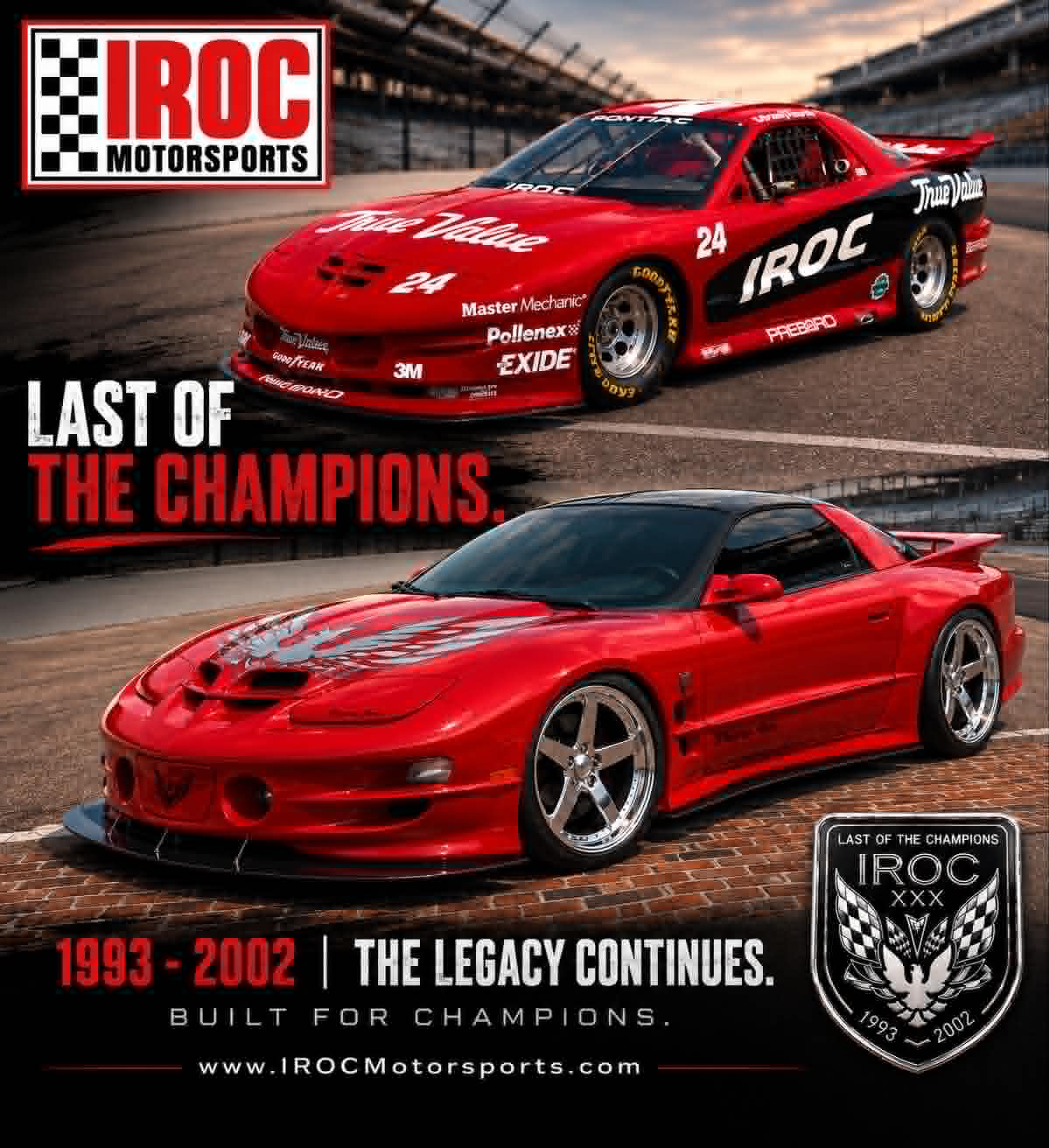 1998-2002 IROC Firebird “Last of the Champions- IROC XXX" Supercar Widebody Package
