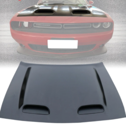 2008-2023 Dodge Challenger "IROC-X" Hellcat Ram-Air Style Hood (Aluminum)
