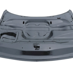 Alternative view of 2008-2023 Dodge Challenger "IROC-X" Hellcat Ram-Air Style Hood (Aluminum)