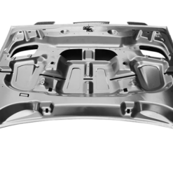 Alternative view of 2008-2023 Dodge Challenger "IROC-X" Hellcat Heat-Extracting Style Hood (Aluminum)