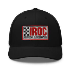 “IROC International Race Of Champions” Trucker Cap (BLACK)