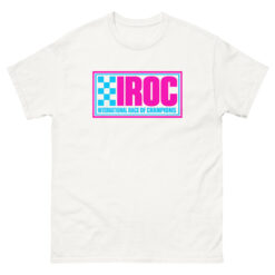 IROC Motorsports “IROC International Race Of Champions” Vintage Tee “Vice Edition” (WHITE)